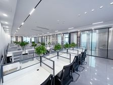 特价出租!寰宇汇金旁浙商大厦,电梯口豪装办公室,格局方正实用