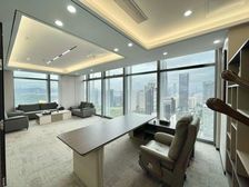 福田诺德中心 电梯口精装修300平带家私 办公室出租