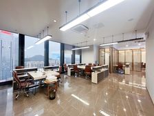 特价出租!国贸中心旁写字楼出租,高层轻奢装修,拎包即可办公