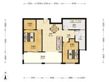 建屋海德公园:二期好位置,30万精装.采光视野好15㎡大阳台