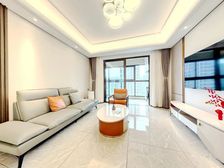 共耀华庭:奥体旁精装好楼层大四房.拎包入住.全天采光.有车位