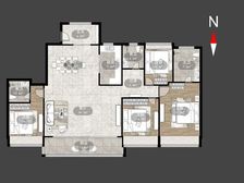 市中心 正衡旁 天翌 全新 没住过 嘎嘎新 着急卖掉去外地