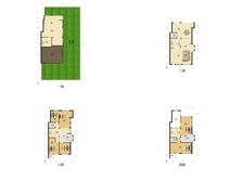 御湖熙岸东区:新上清水毛坯联排东边户,带大花园.土建已经做好
