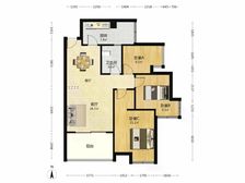 中海品质出行2号线、空关三房、楼层采光好、有钥匙