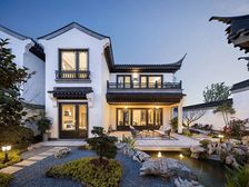 杭州南绿城 中式合院总价250万精装修带车位 花园100平