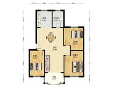 周康四村 3室2厅 95.51平