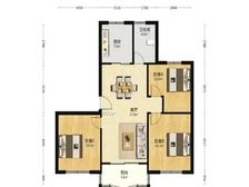 周康四村 3室2厅 101.41平,婚房装修