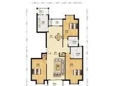 鞍山高品质小区 飞机户型 带产权车位 人车分流 绿化高