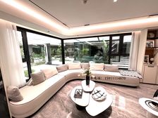 大客厅、中海朝阳ONE、东四环奢华大三居、改善品质、豪宅社区