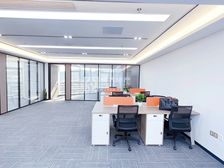 东城地铁口世博广场,御景大厦写字楼,设备齐全保养新,拎包可用