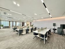 520平汉京金融中心,精装修带全家私,南山地标写字楼!接待办