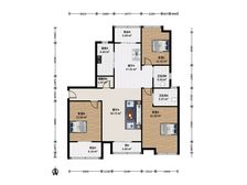 【电梯洋房】【内环内09年次新房】【飞机户型】【双卫全明】
