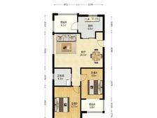快刀手,小樊带您看,边套全明户型,高区景观视野,临河大阳台