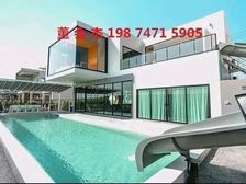 十里银滩浅水湾别墅,带泳池,220万卖看海景,200平大花园