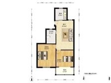 杨泰三村 75平2居 南向简装修