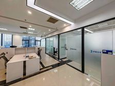 大族商圈近地铁312工位双向采光落地窗出行方便环境静