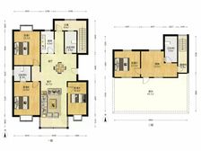 润达三期05年商品房4复 70平晒台 150平256万