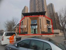 拐角铺 三套可整买可单买 层高6米 不限业态 大红本现铺