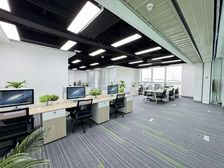 物业直租 万科世博汇李锦记大厦甲级 双大堂 望高铁无遮挡