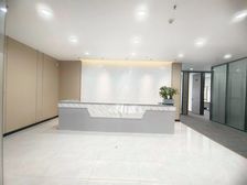 华凯广场新出350平独立电销室家私齐全电梯口办公室地铁口物业