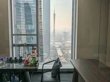 珠江新城广州银行 整层可切带豪装配家私 高层无遮挡 望广州塔