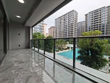 三亚一线海景大平层!一梯一户精装现房!百 楼间距!泳池会所!