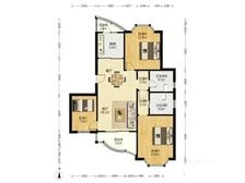 名都新城(一、二期) 3室2厅 105.08平