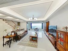 湖滨一号横厅顶复空中别墅 ,全新装修带地暖,一览无余全湖景!