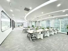 采光很哇塞! 深圳湾生态园500平 全新装修可免费配家私