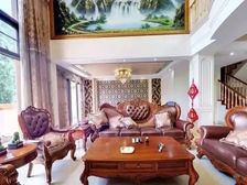 观湖园临湖大双拼别墅,临湖带私家码头,看湖景观,豪华装大花园