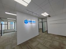 皇姑甲级写字间 精装带隔断 含发票 季度付 正对电梯口