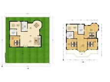 上海豪都国际花园(别墅) 4室3厅 241.19平