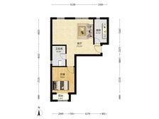 拾景名苑 2室1厅 70.39平