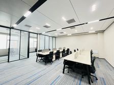 昌宁大厦400平办公室出租 精装修带家具 楼下地铁 南向采光