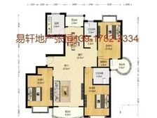 电梯高区飞机三房 楼下就是花园 送40万精装带车位 接受置换