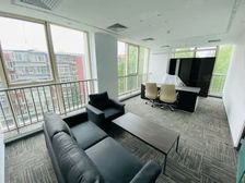 西直门金贸中心纯写字楼200平出租精装带家具