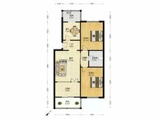 莲安里 2室2厅 110.47平