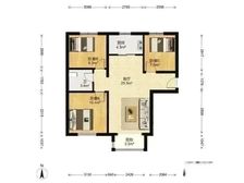 梧桐苑 南北90平通透三居