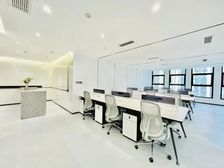 业主直租·奶油系风格·适合科技接待丨4隔间16卡位·金融城站