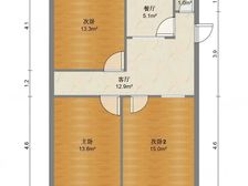 省委三宿舍 南上山 育英 二楼 三室一厅 大院停车 有食堂