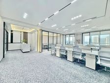 精装160平丨洪河地铁口丨3隔间18工位丨拎包入驻·无遮视野