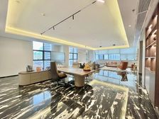 精装半层丨豪装总裁室丨15隔间90工位!豪华接待·百人培训