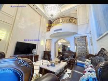 中骏蓝湾豪装别墅 带露台 挑空客厅 大理石上墙 品牌家具