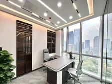 三元桥亮马桥发展大厦丨特价200平精装落地窗丨四隔间可迁执照