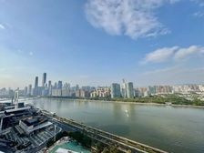 琶洲欢聚大厦 带露台一线江景 450方7个间隔靠窗60人工位