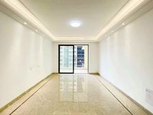 万达旁湖景房 双气精装一天未住 四房双卫 南北双阳台有车位