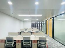 地铁口租60元交投178平方精装修带办公家具!24空调!