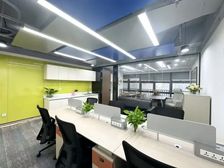 番禺广场双地铁丨基盛万科102方,已配老板桌丨办公家具