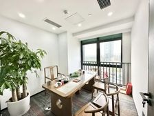 118平豪华拎包办公!地铁口基盛万科2隔间16人位 创业