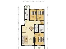新悦家园 3室1厅 115.39平 中间楼层 房龄新 好停车